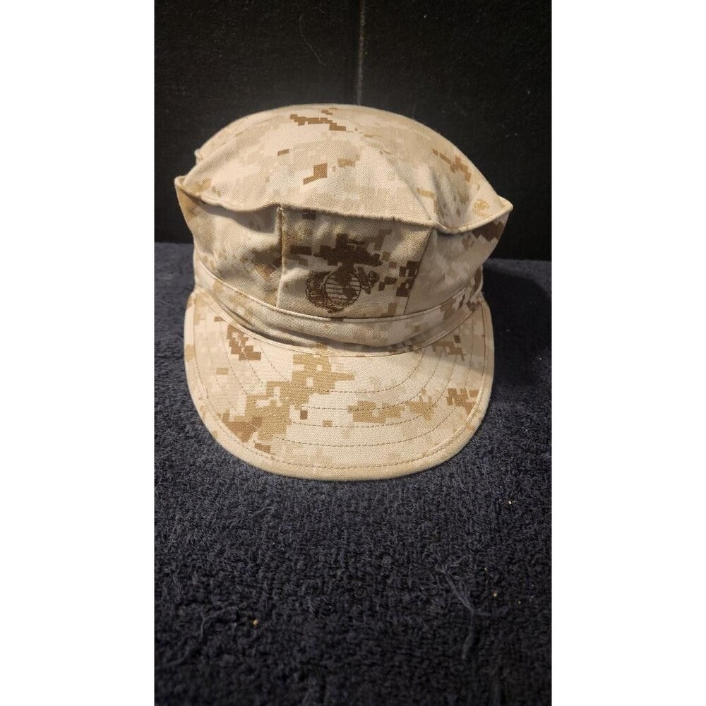 Marine Corp Garrison Marpat Desert Cover/Cap/Hat Size Med 8405-01-485-4316 USMC